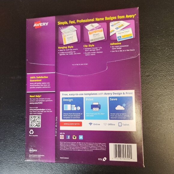 Office Supply Presentation Lot: Date Stamp Name Badge Business Rubber Fingers - Picture 4 of 8